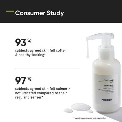 Minimalist Oat Extract 06% Gentle Cleanser - 120 ml
