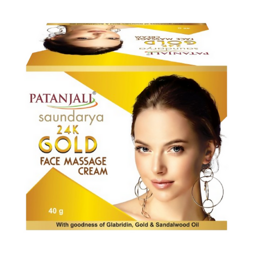 Patanjali Saundarya Gold Face Massage Cream - 40 gm