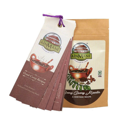 Ainmane Traditional Coorg Curry Masala - 100 gm