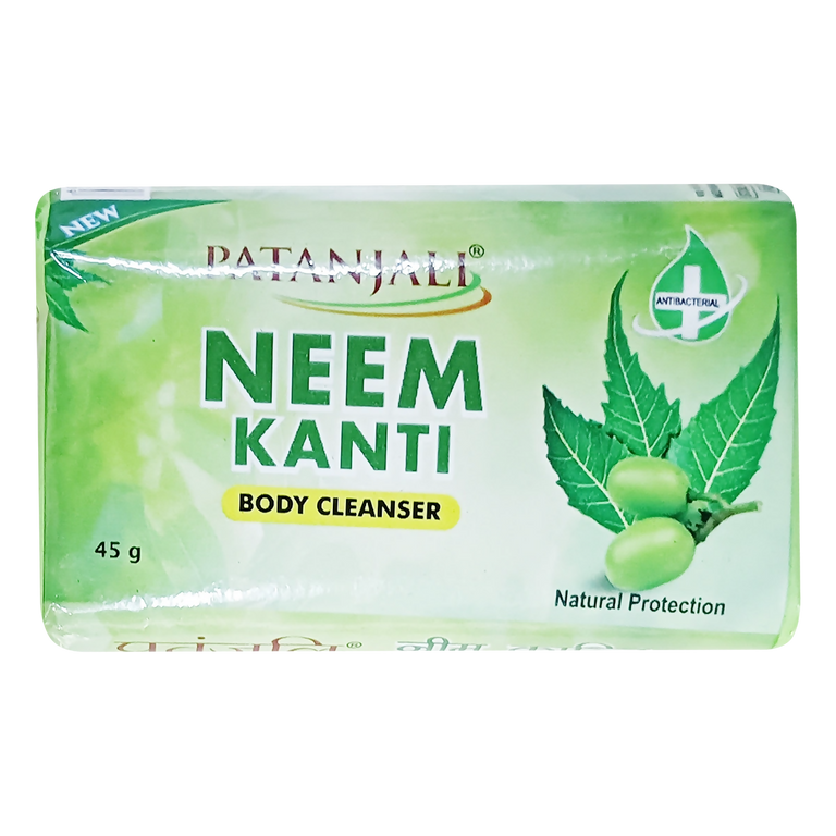 Patanjali Neem Kanti Body Cleanser With Sachet - 45 gm - Pack of 10