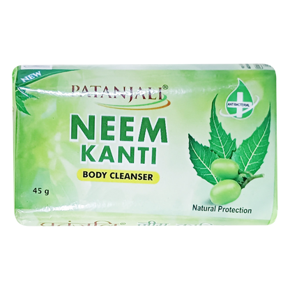Patanjali Neem Kanti Body Cleanser With Sachet - 45 gm - Pack of 10