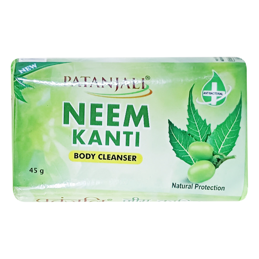 Patanjali Neem Kanti Body Cleanser With Sachet - 45 gm - Pack of 10