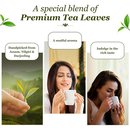 Dabur Vedic Premium Ayurvedic Herbs Black Loose Tea - 500 gm