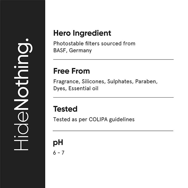 Minimalist Sunscreen SPF 60 PA ++++ For Sensitive Skin Broad Spectrum Sunscreen With Potent Antioxidants & Advanced Filters - 50 gm