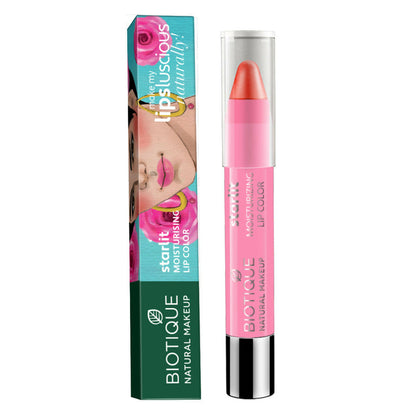Biotique Starlit Moisturising Lipstick - Liquid Fire - 3.5 gm