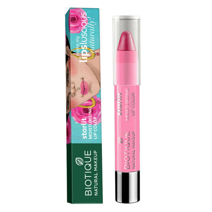 Biotique Starlit Moisturising Lipcolor - Carnation Angel-P210 - 3.5 gm