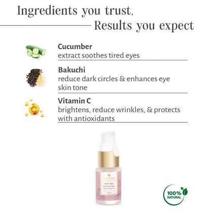 Shankara by Sri Sri Tattva Anti-Age Eye Cream - 15 ml