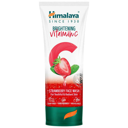 Himalaya Herbals Brightening Vitamin C Strawberry Face Wash - 50 ml