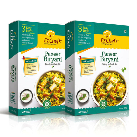 Ez Chef's Paneer Biryani Kit - 305 gm - Pack of 2