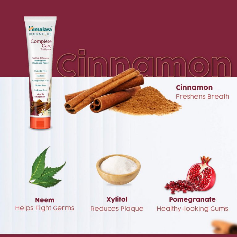 Himalaya Botanique Complete Care Toothpaste (Simply Cinnamon) - 150 gm