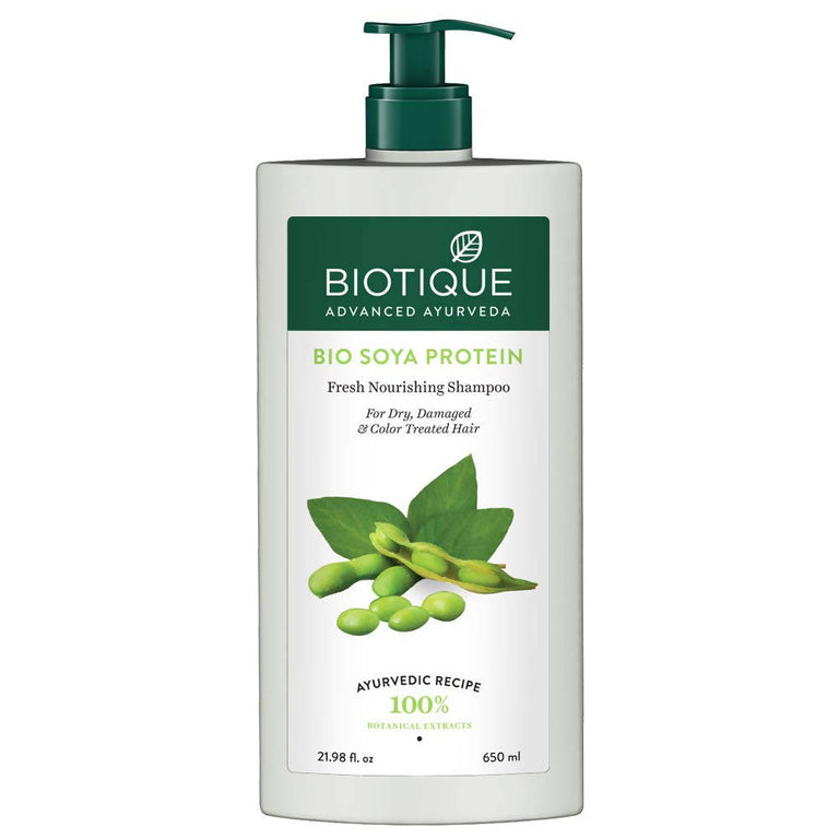 Biotique Advanced Ayurveda Bio Soya Protein Fresh Nourishing Shampoo - 120ml