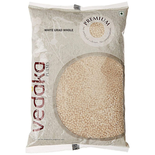 Vedaka White Urad Whole - 1 kg