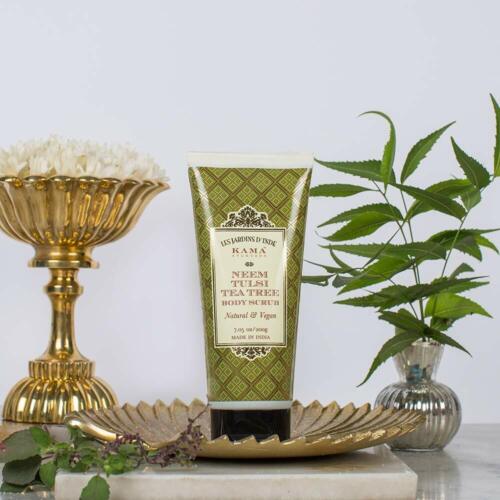 Kama Ayurveda Neem Tulsi Tea Tree Body Scrub 200gm - 200 gm
