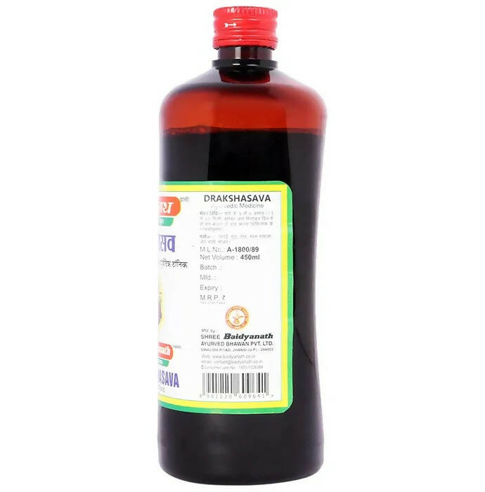 Baidyanath Jhansi Drakshasava Tonic - 225 ml