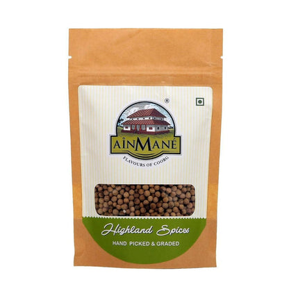 Ainmane Whole White Pepper - 100 gm