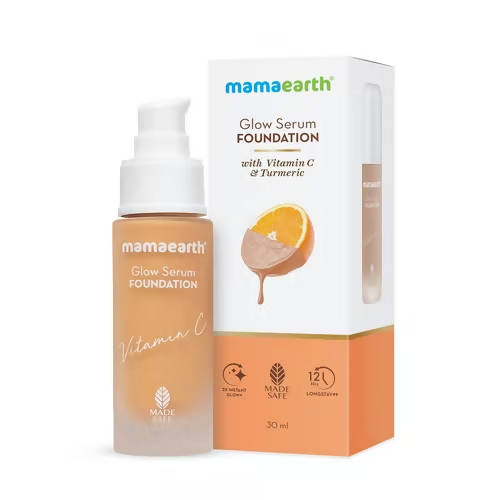 Mamaearth Glow Serum Foundation-Sand Glow - 30 ml