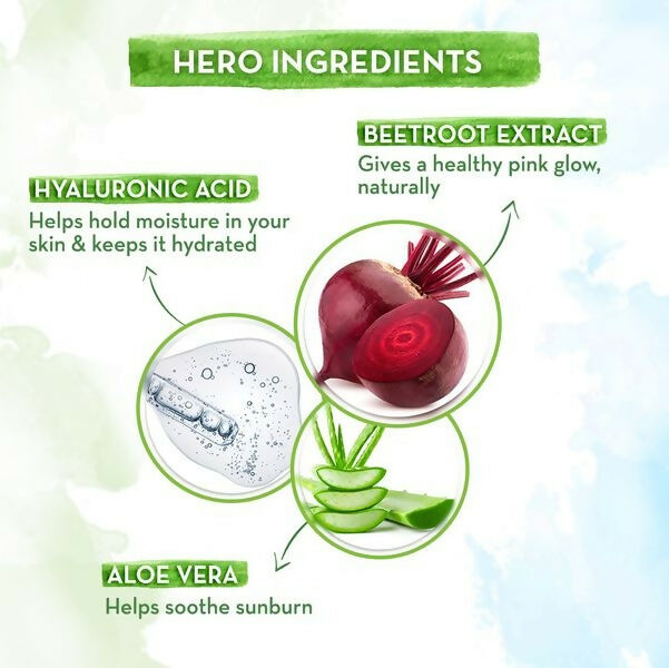 Mamaearth Beetroot Hydraful Sunscreen SPF 50 & PA++++ - 50 gm