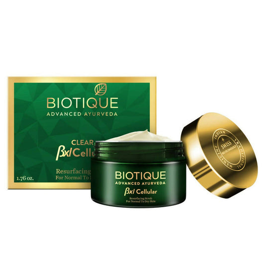 Biotique BXL Cellular Clear - Resurfacing Scrub - 50 gm