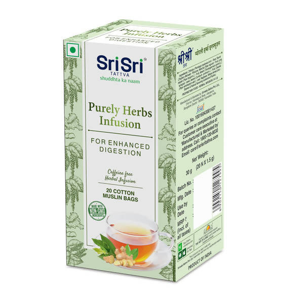 Sri Sri Tattva Purely Herbs Infusion Tea - 20 Tea Bags