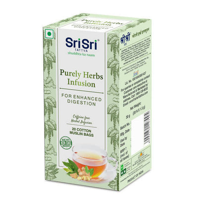 Sri Sri Tattva Purely Herbs Infusion Tea - 20 Tea Bags