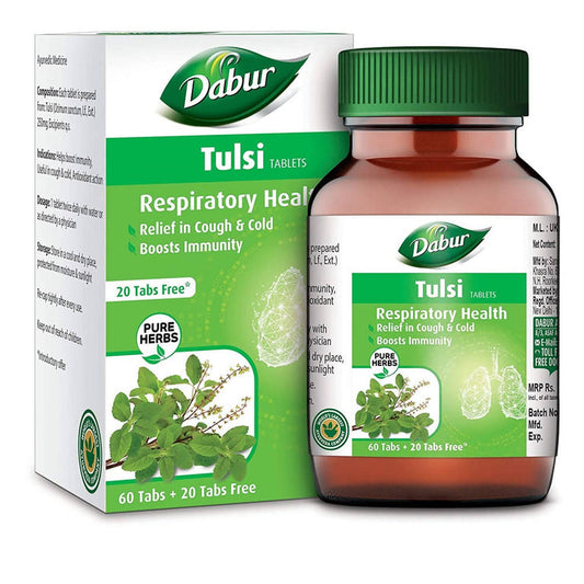 Dabur Tulsi Tablets Respiratory Health - Pack of 1