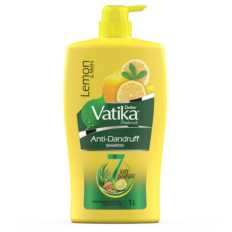 Dabur Vatika Naturals Anti Dandruff Shampoo - 640 ml