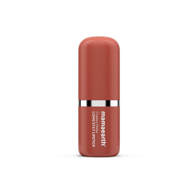 Mamaearth Creamy Matte Long Stay Lipstick - Apricot Taupe - 4.2 gm