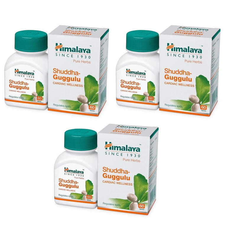 Himalaya Wellness - Shuddha Guggulu Regulates Lipids - Pack of 1 - 60 tabs