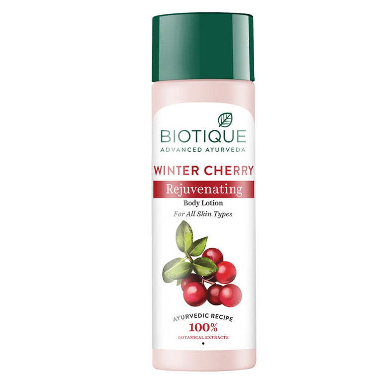 Biotique Advanced Ayurveda Bio Winter Cherry Rejuvenating Body Nourisher - 120 Ml