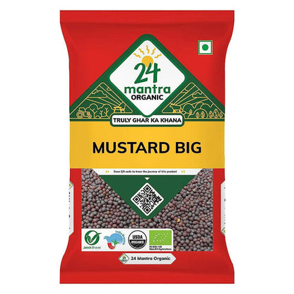 24 Mantra Organic Mustard Seeds (Big) - 100 gm