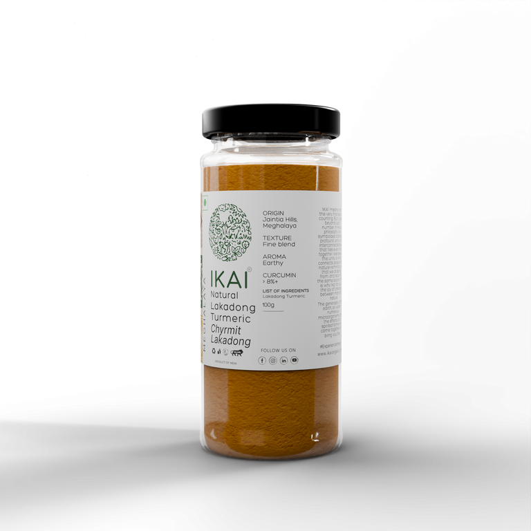 IKAI Natural Lakadong Turmeric - 100 gm