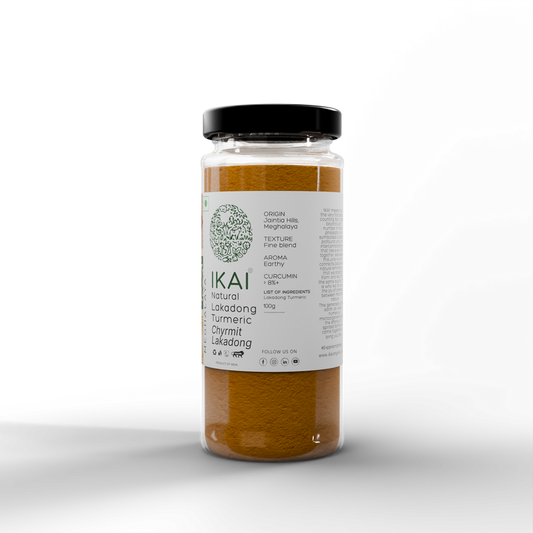 IKAI Natural Lakadong Turmeric - 100 gm