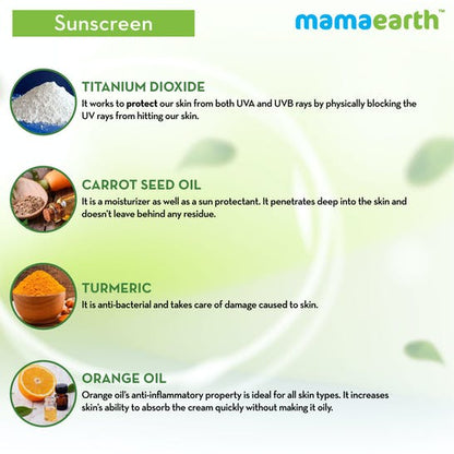 Mamaearth Ultra Light Indian Sunscreen For Sun Protection - 50ml