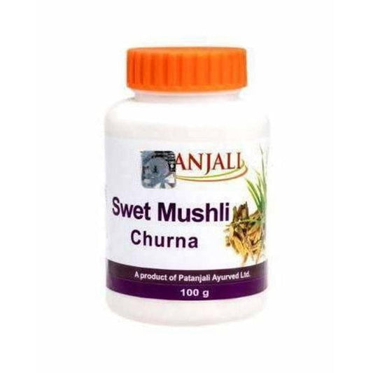 Patanjali Swet Mushli Churna - 100 gm - Pack of 1