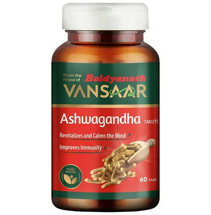 Baidyanath Vansaar Ashwagandha Tablets - 60 tabs