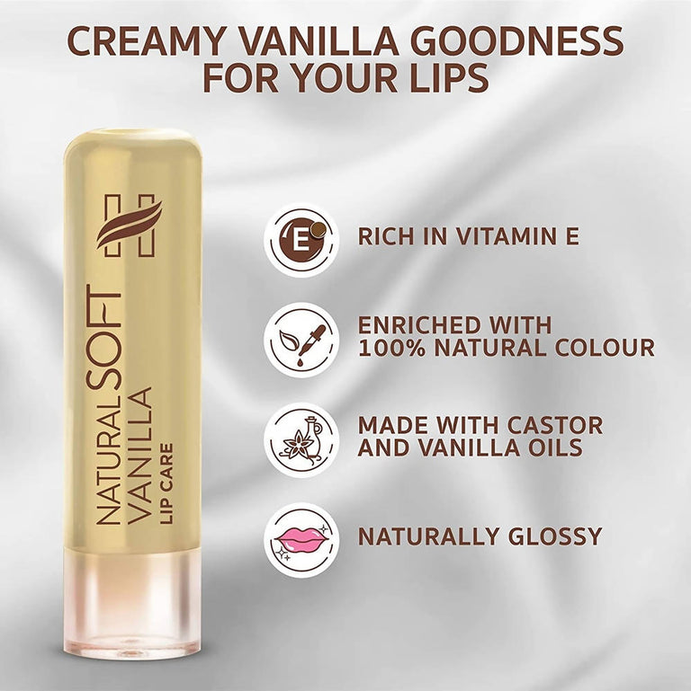 Himalaya Herbals Natural Soft Vanilla Lip Care - 4.5 gm