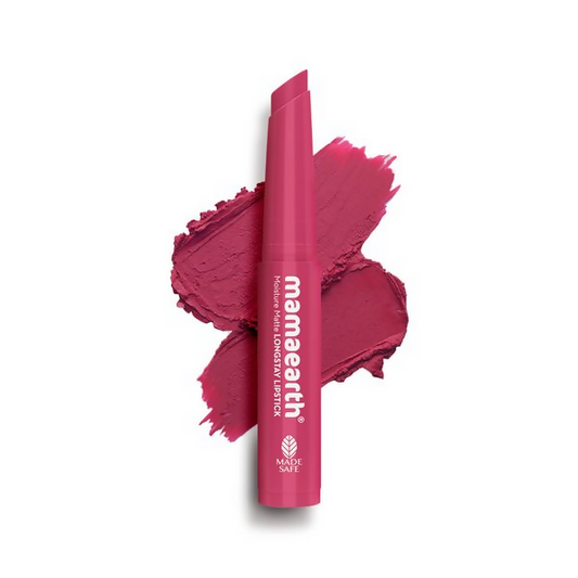Mamaearth Moisture Matte Longstay Mini Lipstick - Candyfloss Pink - 0.7 gm