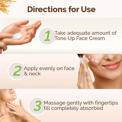 Mamaearth Rice Water Tone Up Face Cream with Rice Water & Niacinamide for Glass Skin - 50 gm