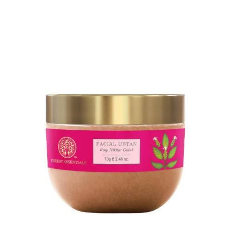 Forest Essentials Facial Ubtan Roop Nikhar & Gulab - 40 gm