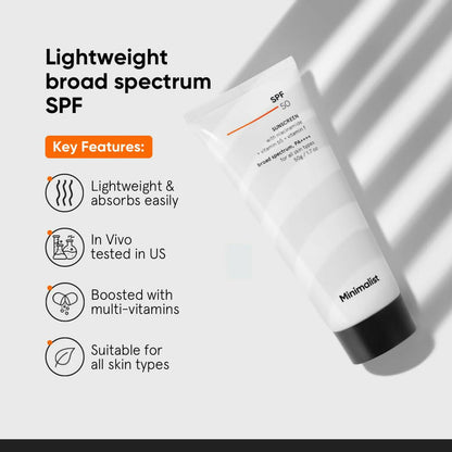 Minimalist Brightening & SPF Skincare Gift Set - kit