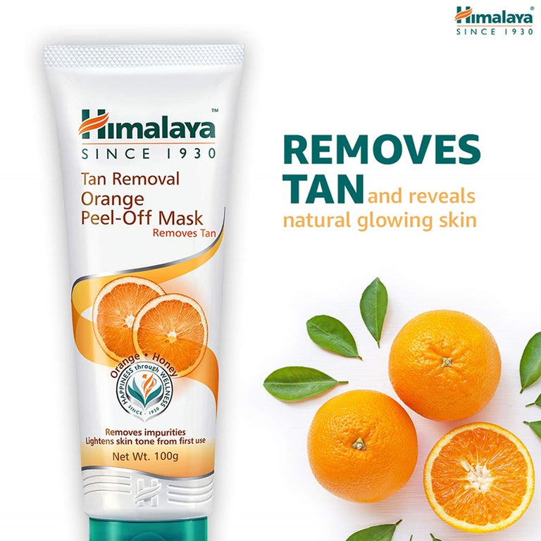 Himalaya Herbals Tan Removal Orange Peel-Off Mask - 50 gm