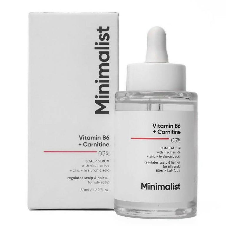Minimalist Vitamin B6 + Carnitine 03% Scalp Hair Serum - 50 ml