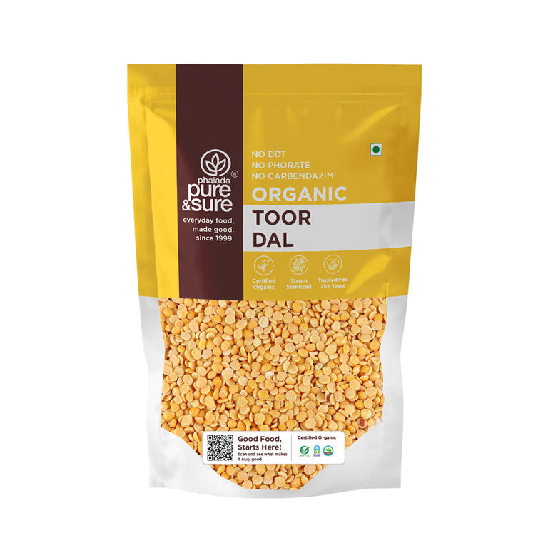 Pure & Sure Organic Toor Dal - 500 gm
