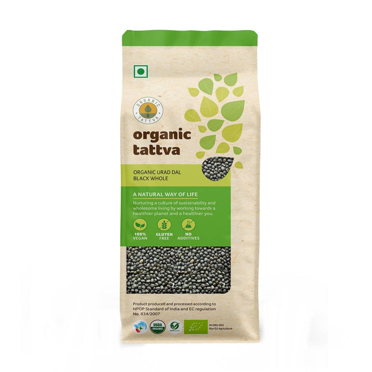 Organic Tattva Urad Dal Black Whole - 500 gm