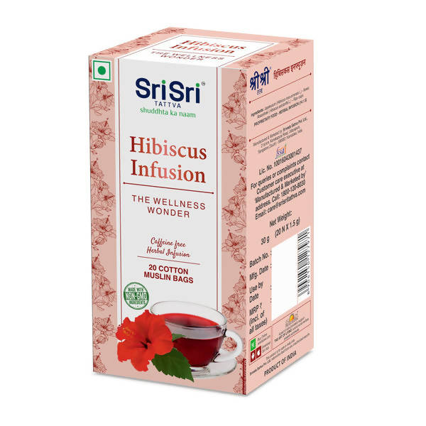 Sri Sri Tattva Hibiscus Infusion Tea - 20 Tea Bags