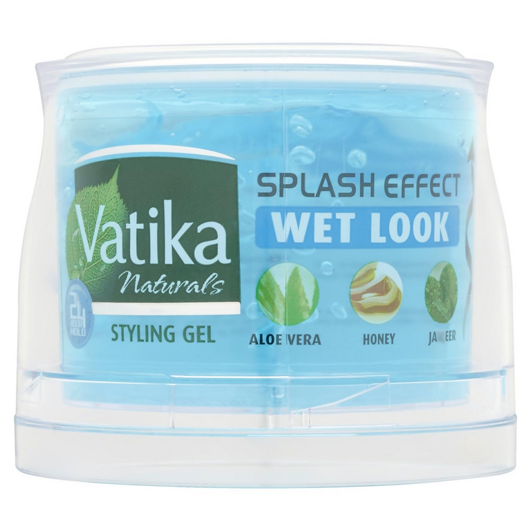 Dabur Vatika Naturals Splash Effect Wet Look Styling Gel - 250 ml