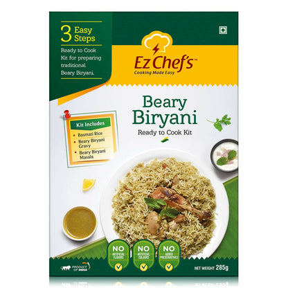 Ez Chef's Beary Biryani Kit - Mangalore's Famous Biryani - 305 gm - Pack of 2