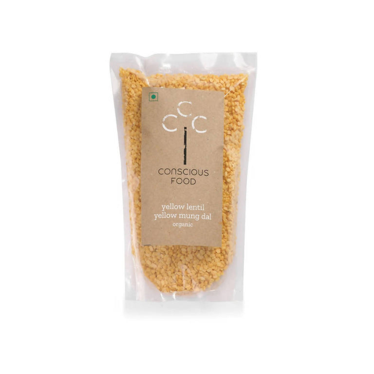 Conscious Food Yellow Lentil Mung Dal - 500 gm