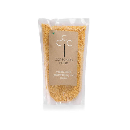 Conscious Food Yellow Lentil Mung Dal - 500 gm