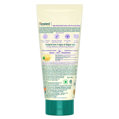 Himalaya Herbals Baby Rash Relief Cream with Pure Cow Ghee - 20 gm